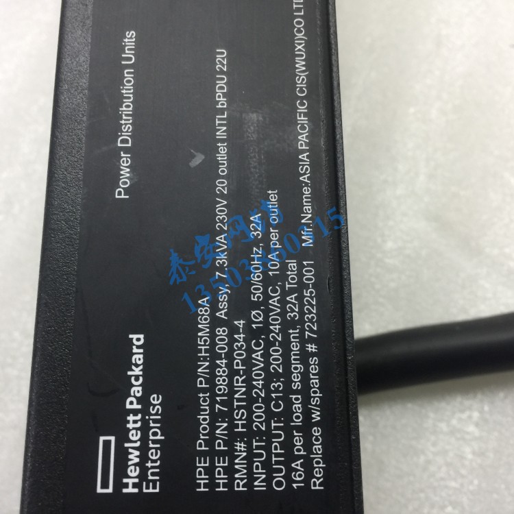 惠普/HP H5M68A 20口 PDU 电源 719884-008 7.3KVA 230V 插座插排 - 图3