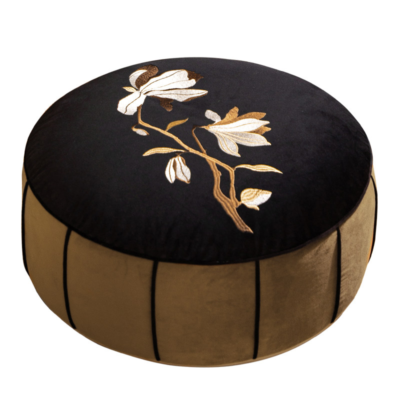 新中式坐垫圆形可拆洗中古懒人沙发地上坐墩家用榻榻米脚踏飘窗垫,淘宝优惠券,粉丝福利购,淘宝优惠卷