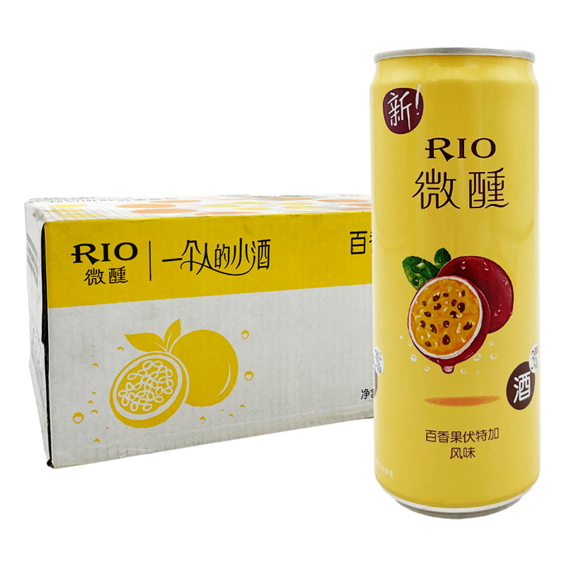 锐澳鸡尾酒 RIO微醺低度果味330ml*24罐装混合多种可选果酒气泡酒