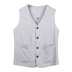 Mùa hè phong cách Trung Quốc vest nam lỏng lẻo cỡ lớn trung niên nam cha giản dị cotton vest Trung Quốc phong cách ngựa ổn định - Áo vest cotton