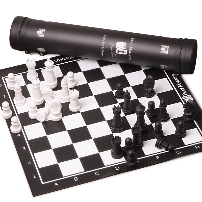 新款斯汤顿国际象棋黑白棋子成人高档皮棋盘儿童学生chess西洋棋 - 图3