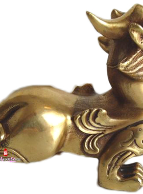 纯铜貔貅皮休风水摆件天禄