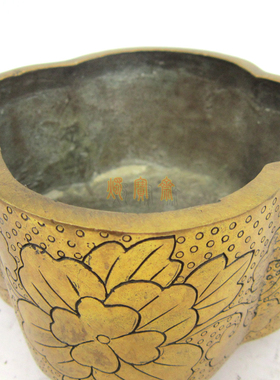 梅花香炉纯铜质摆件饰品