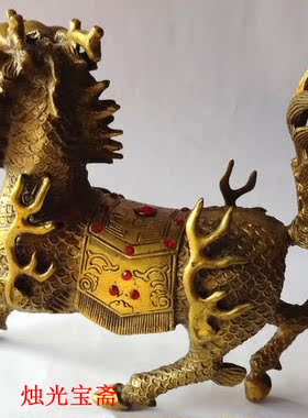 麒麟祥瑞风水摆件祈福旺子