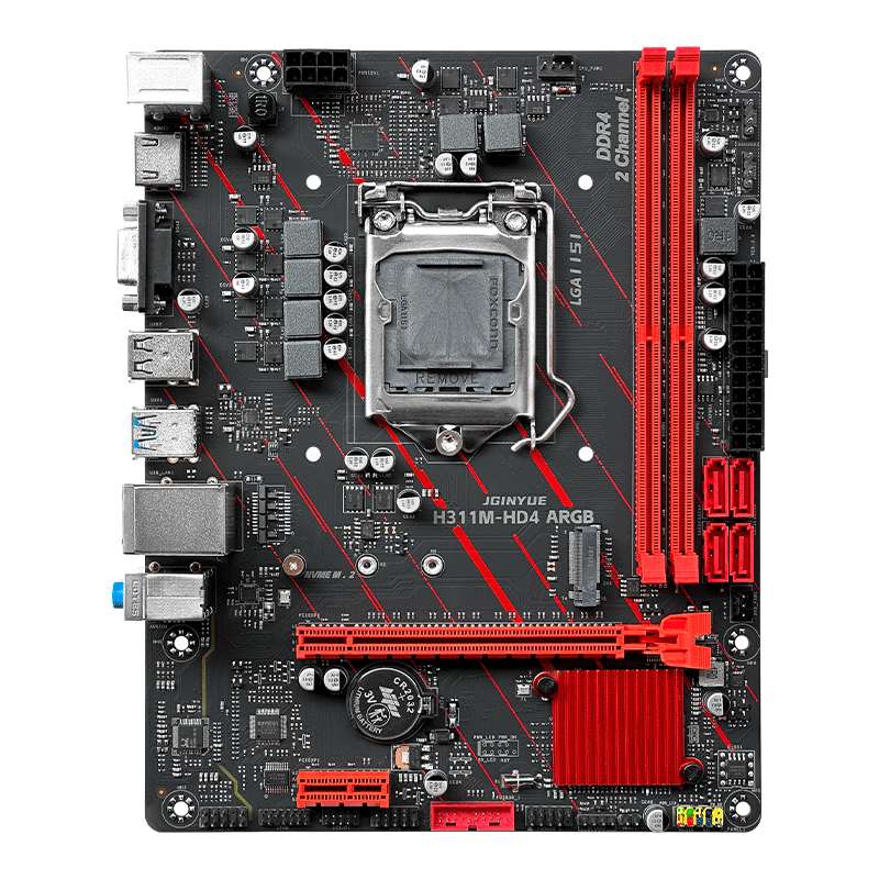 精粤H311主板cpu套装1151针支持6789代i3 9100F i5 9400F E3 V5 - 图3