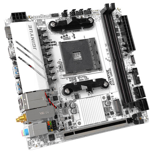 精粤B550/B350/B450/A520主板AM4锐龙DDR4系列电脑台式机游戏 - 图1