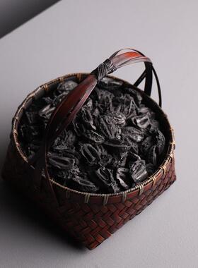 碳钵篓围炉煮茶竹编手工