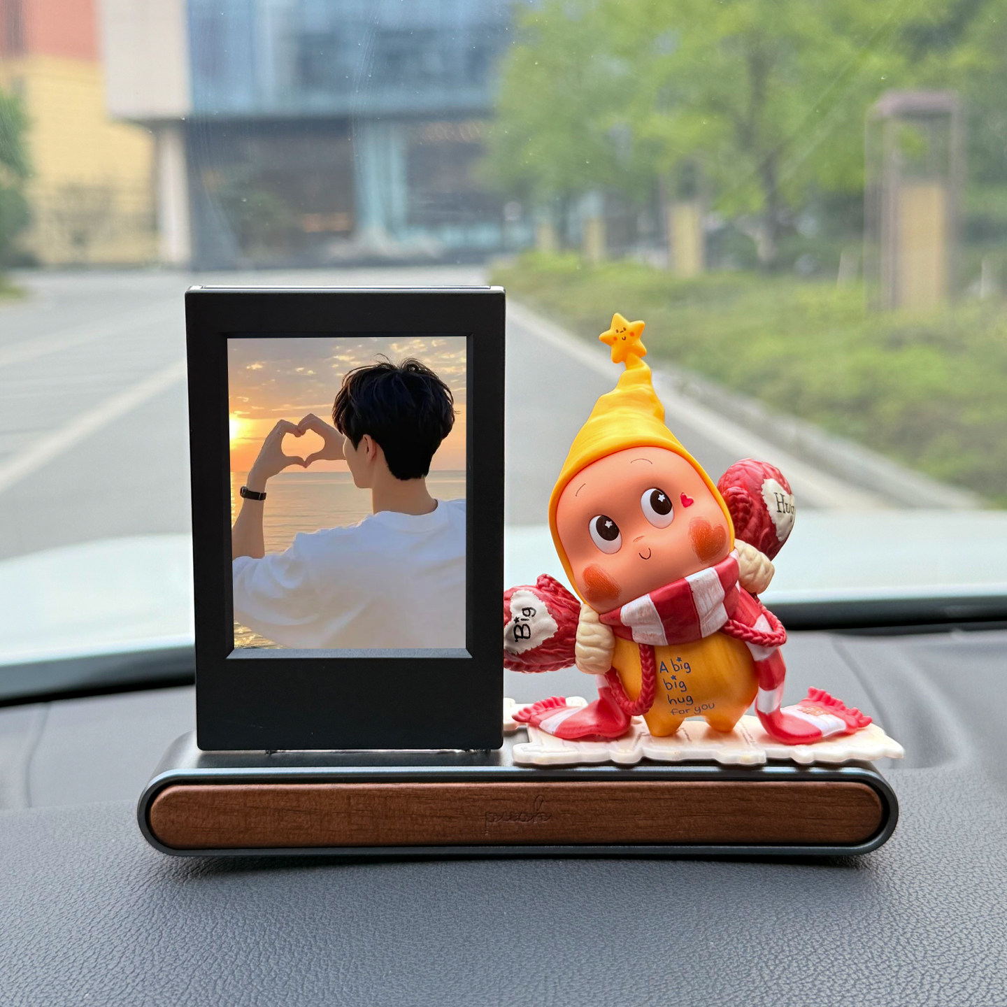 新款汽车装饰品摆件高级感临时停车牌定制照片拍立得相框可放ETC,淘宝优惠券,粉丝福利购,淘宝优惠卷