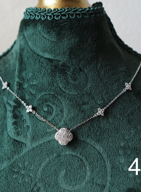 轻奢高品质气质日常百搭甜美粉色女王贝925通体银精致项链带证书