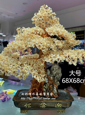 七彩炫天然水晶聚财中国客厅