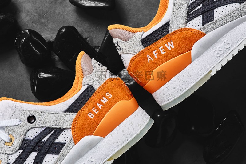 代购Afew x Beams x Asics Gel Lyte III Orange Koi 锦鲤 橙 - 图1