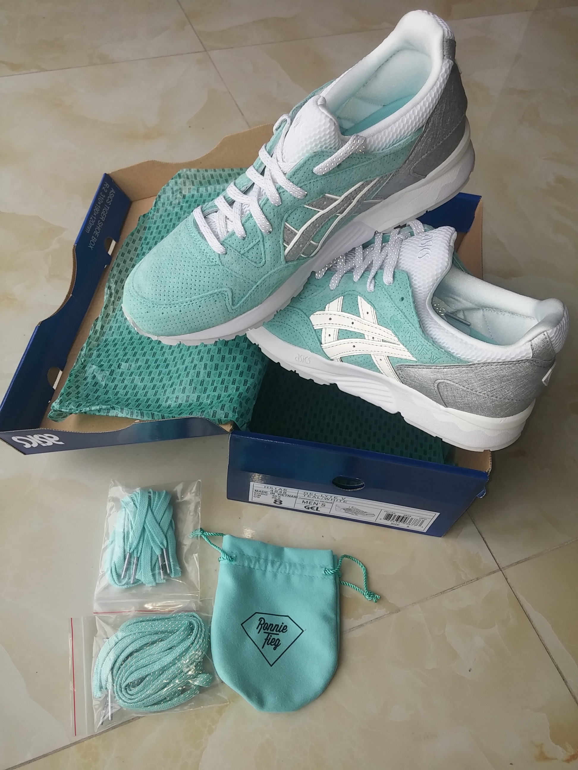 美国代购Ronnie Fieg x Diamond Supply Co. x ASICS GEL LYTE V - 图1