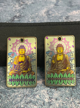 TiFire钛合金-军牌项链定制刻字潮男女士diy吊坠纪念饰品时尚情侣