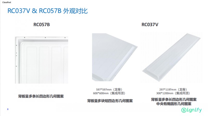 飞利浦led平板灯600x600格栅灯集成120x30石膏矿棉板面板灯RC037V - 图2