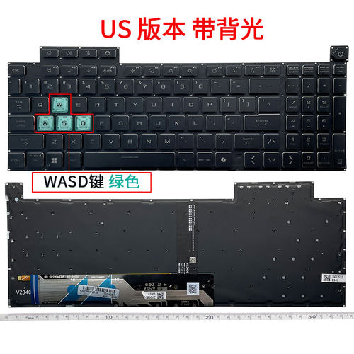 适用华硕天选6Pro A16 FX608J/L/LM/LP/JM键盘FA608F/PM/FP/WV/WI - 图0