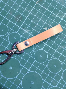 头层水牛皮手工复古个性钥匙挂件