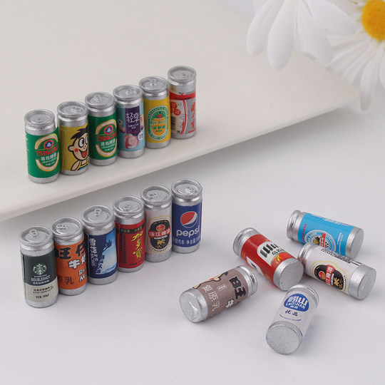 Mini botella de bebida de vino tridimensional simulada, resina diy