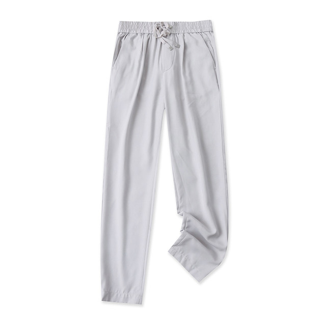 Elastic waist Ai Li Ai Xi nine-point pants elastic thin style