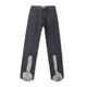 ພາກຮຽນ spring ແລະ summer ຂອບດິບ ripped ຂາຊື່ jeans ວ່າງສໍາລັບແມ່ຍິງ