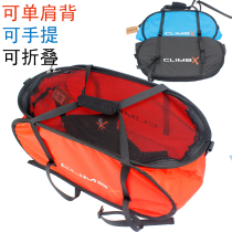 Climb X Rope bucket portable rope frame foldable rock climbing rope basket climbing rope