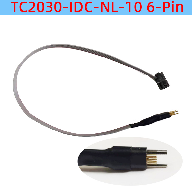 适用TC2030-IDC-NL-10 6-Pin Plug-of-Nails™ Spring-Pin Cable - 图1