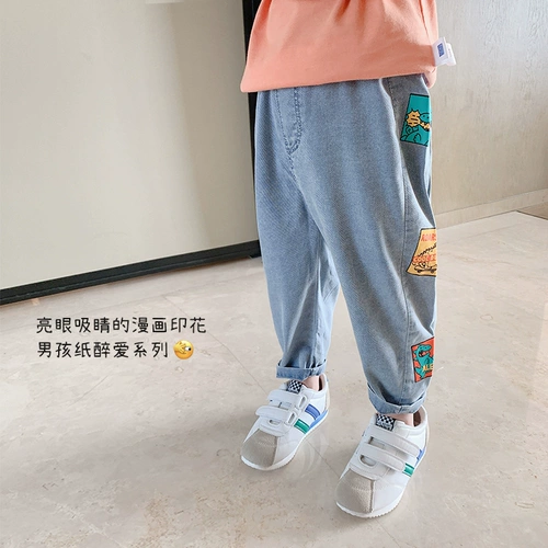 Средство от комаров для мальчиков, тонкие летние штаны, детские джинсы, детская летняя одежда, детская одежда