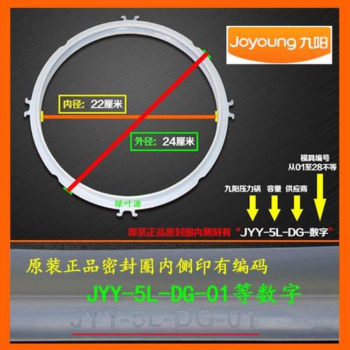 九阳电饭煲压力锅Y50C-B2501/50A3/50C81加厚密封圈5L6升50YS27/6 - 图2