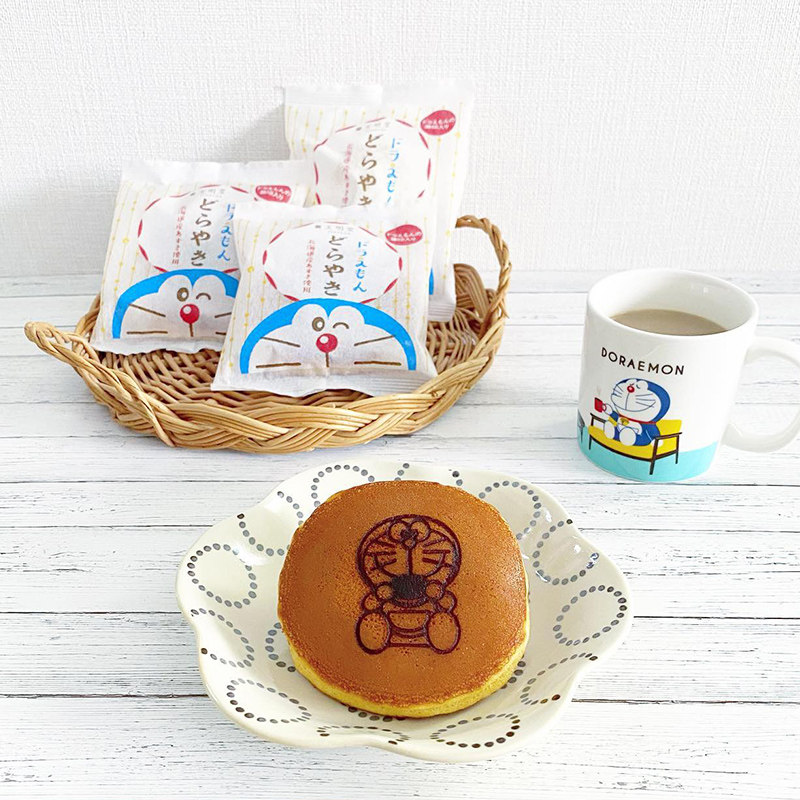 现货速发 日本文明堂哆啦A梦铜锣烧红豆夹心蛋糕机器猫联名礼盒,淘宝优惠券,粉丝福利购,淘宝优惠卷
