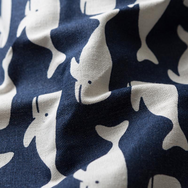 新款棉麻风桌布ins风长方形复古宿舍学生书桌布卧室网红卡通桌垫 - 图2