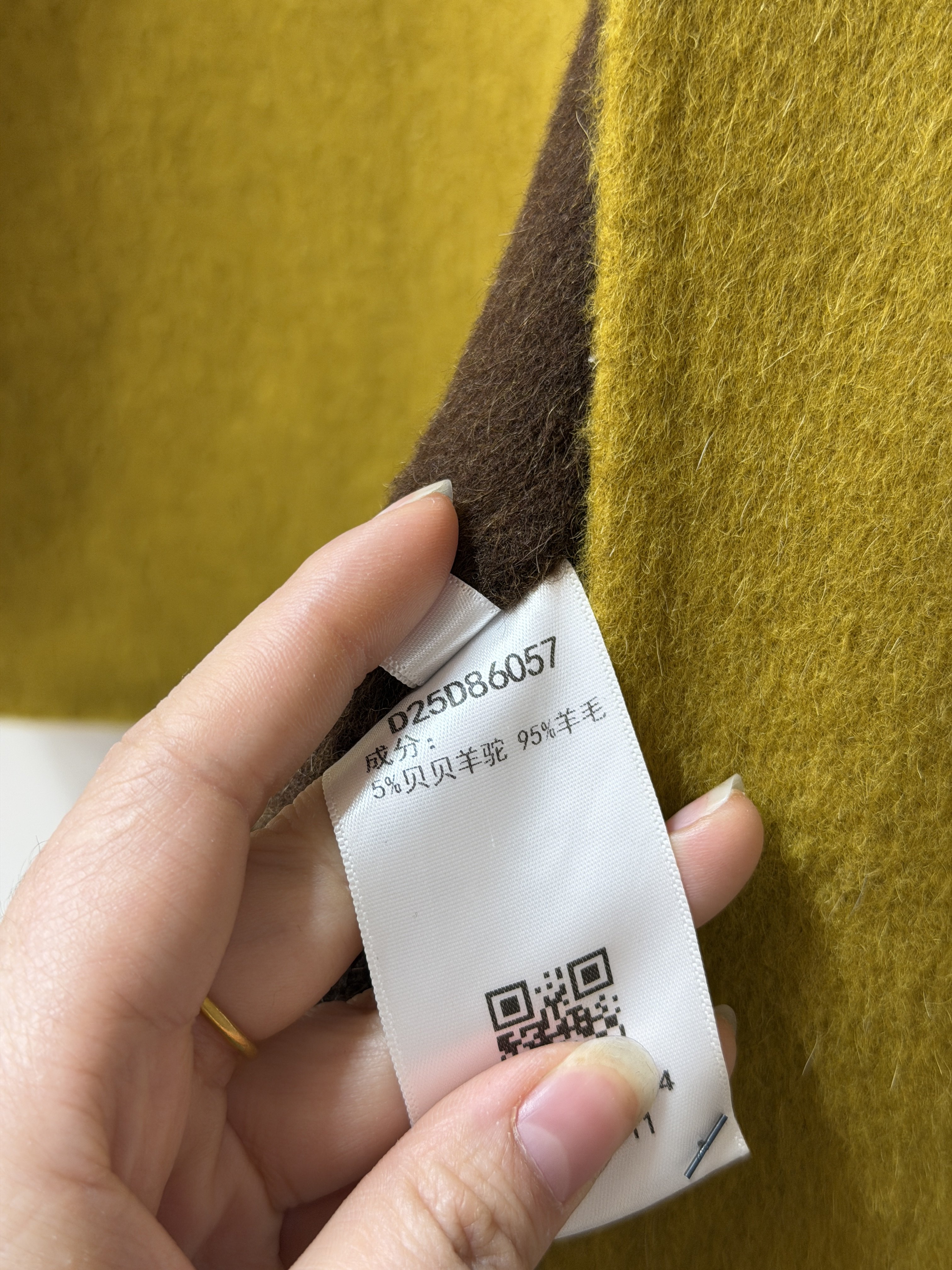 欧洲站2025冬新款圆领双面羊绒大衣女中长款百搭羊毛呢外套,淘宝优惠券,粉丝福利购,淘宝优惠卷