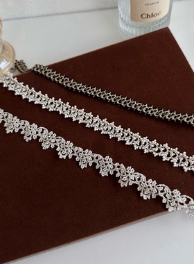 蕾丝项链DIY梭编编织女