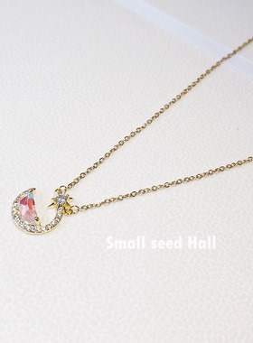 锁骨链项链微镶锆石锁骨链女