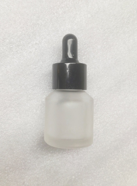 斜肩瓶分装瓶15ml滴管瓶透明磨砂