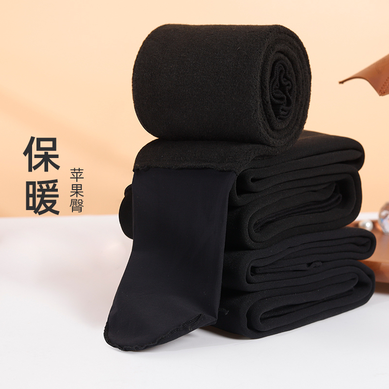 阿凡迪加绒连裤袜光腿保暖秋冬无缝苹果臀打底袜2025加厚光腿保暖 - 图1