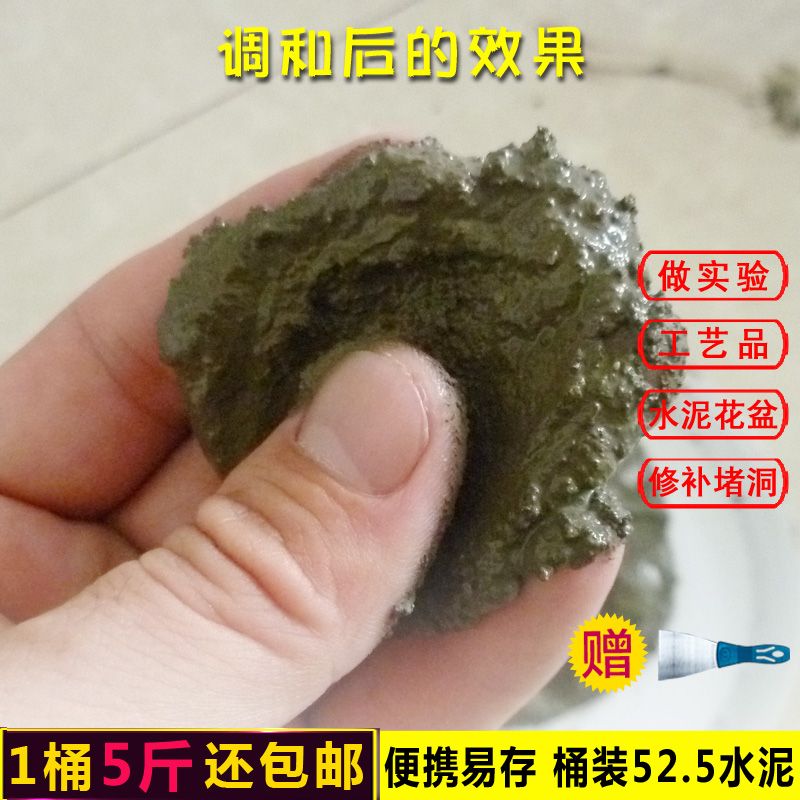 水泥硅酸盐po52.5实验高标号525防水补漏洞快硬早强速干水泥桶装 - 图1