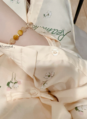 天然黄水晶金虎眼石金发晶手链