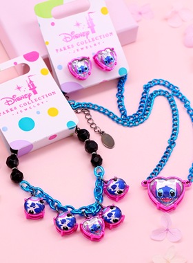 现货迪士泥disne玩偶耳环项链