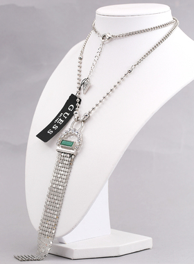 欧美小众设计G家2024新款长款毛衣链项链女潮个性配饰合集