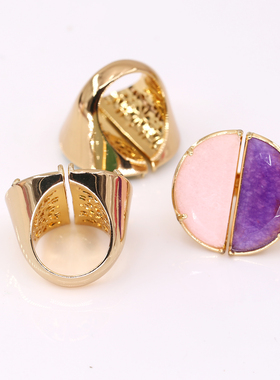 ks Understated Elegance Ring开口可以调节大小贝母戒指