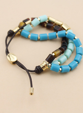 美国f家女士编织手绳时尚款百搭