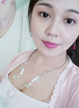 手工锁骨链中国风璎珞汉服配饰