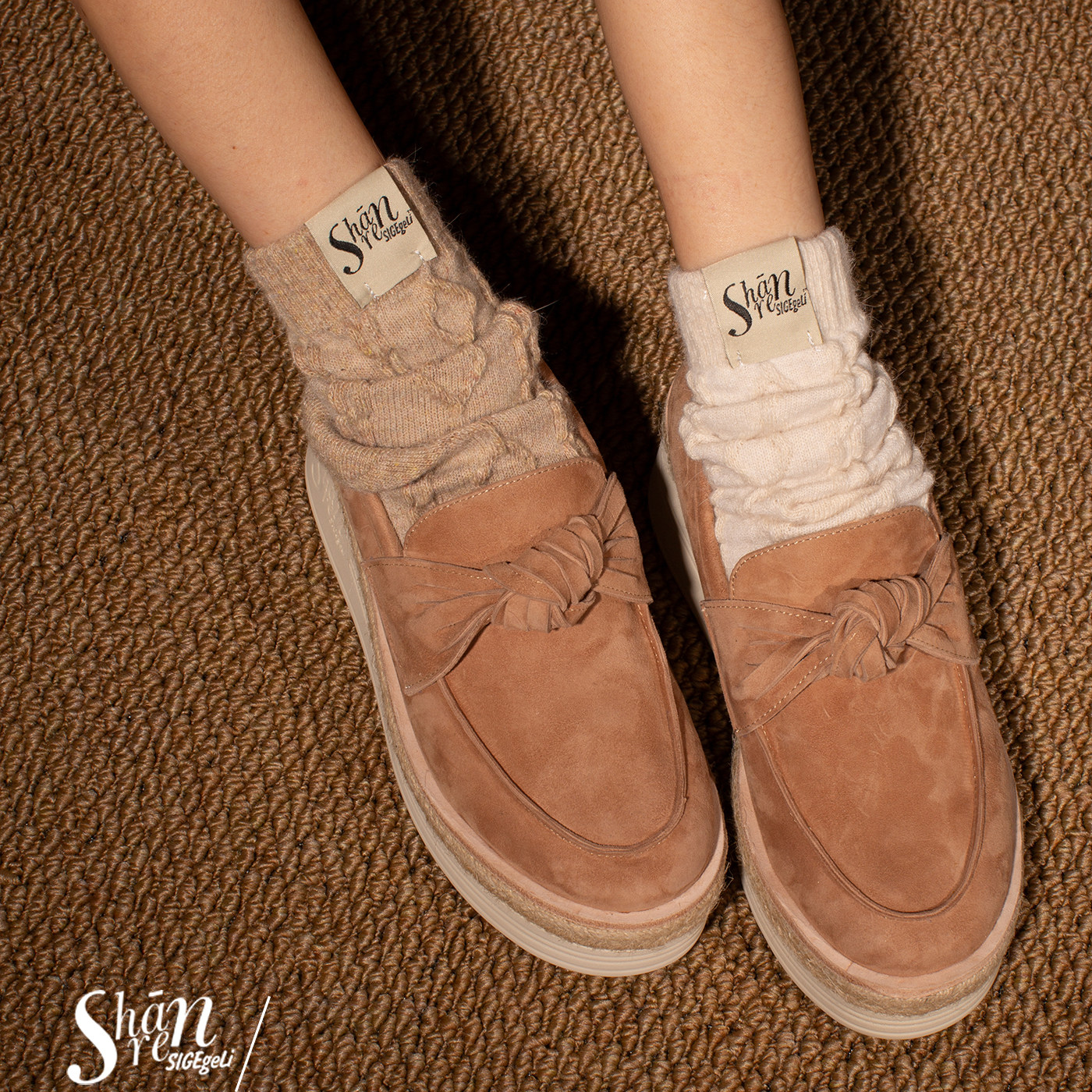 ShānRen原创 舒适柔软厚底深口单鞋女一脚蹬懒人女士乐福鞋百搭,淘宝优惠券,粉丝福利购,淘宝优惠卷