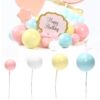 Silver birthday scene arrangement baking cake decoration