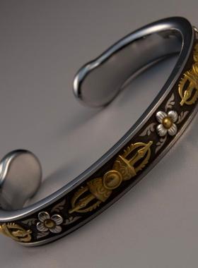 巴赫工作室藏传风格男女24k陨铁