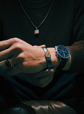 巴赫凤鸟古法铁翦金宫廷高级手镯