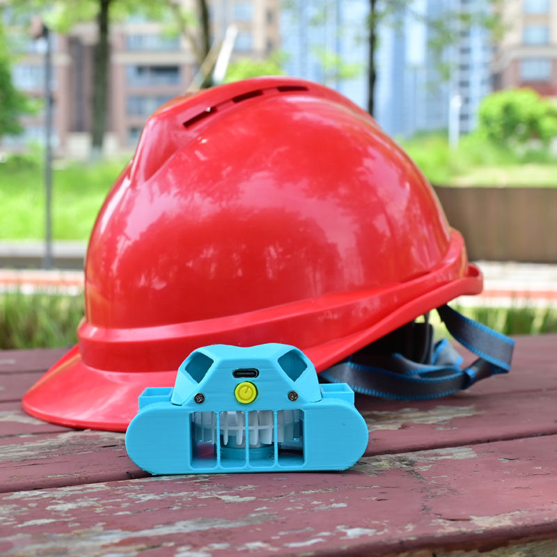 带透气孔V形安全帽风扇新风风扇加装内置可充电长续航劳保头盔,淘宝优惠券,粉丝福利购,淘宝优惠卷