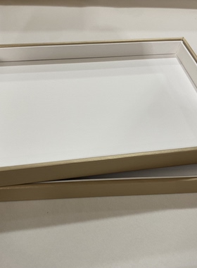 高档拉丝皮手串盘戒指盘耳环首饰收纳盒项链展示盘玉石串珠盘