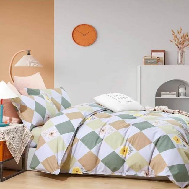 Pure cotton frosted fabric bedding