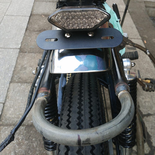 CG125/WY125摩托车复古改装尾翼 U型管弯管扶手尾架 GN125/GN250 - 图1