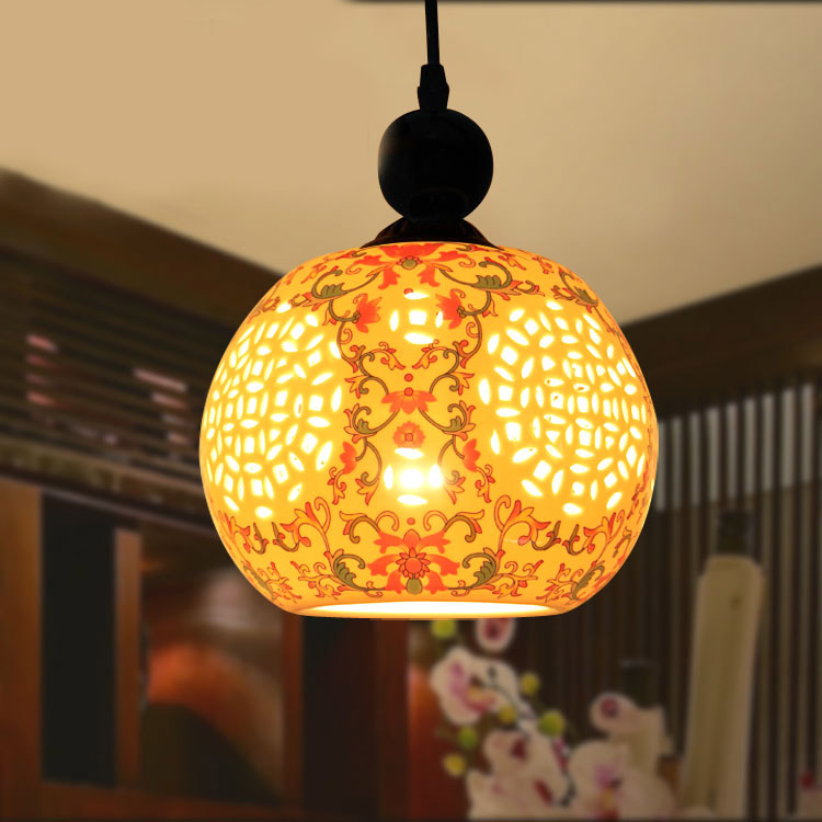 特价促销古典中式阳台吸顶灯陶瓷过道吊灯门厅玄关灯具楼梯走廊灯,淘宝优惠券,粉丝福利购,淘宝优惠卷